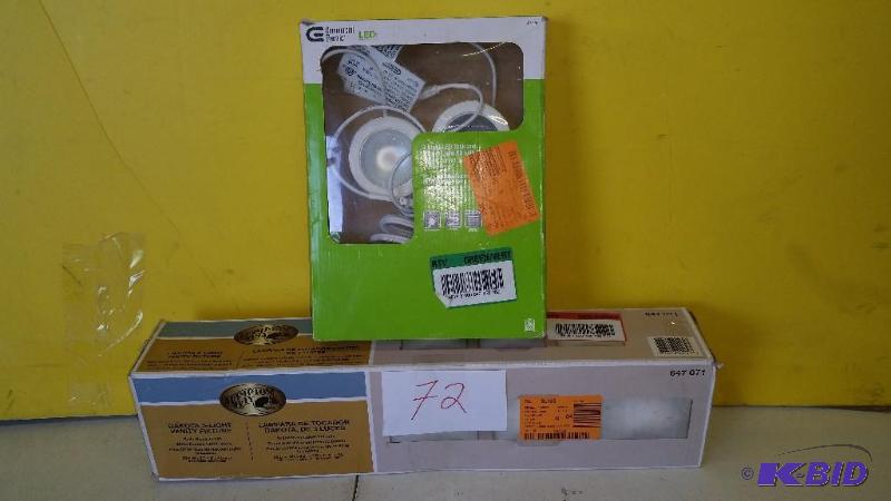 lot 72 image: Vanity Fixture and LED Lights
