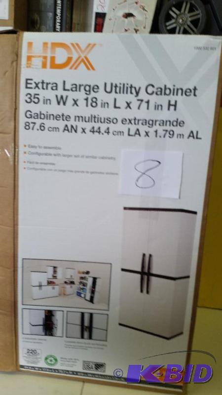 lot 8 image: Extra Large Utility 35 in x 18 in x 71 in