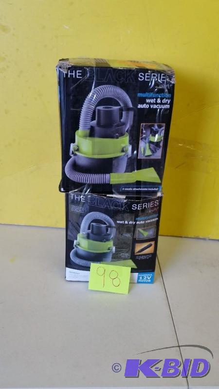 lot 98 image: Lot of 2 Auto vacuums