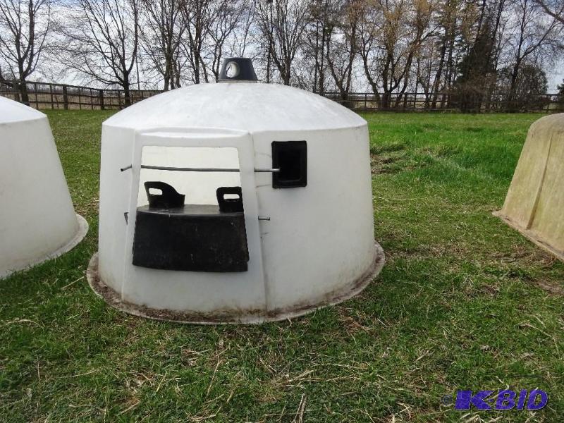 Poly dome calf hutch | Estate Auction | K-BID