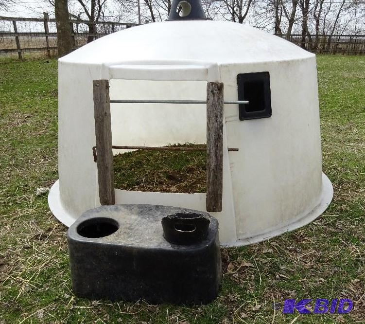 Poly Dome calf hutch