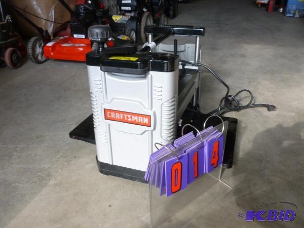 Craftsman 12.5&quot automatic feed planer. 9...