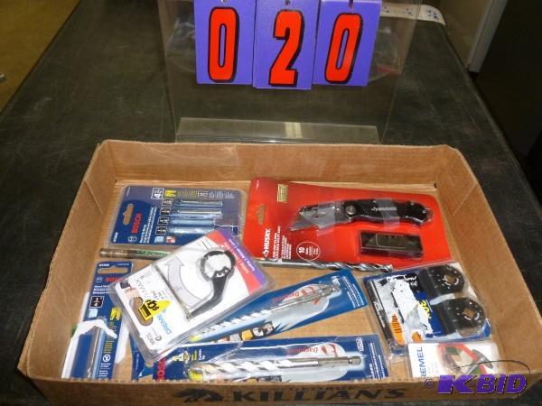 Flat of knives and cutters. As shown. Terms. ...