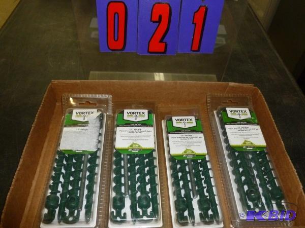 Flat of yard anchors. As shown. Terms. Inspec...