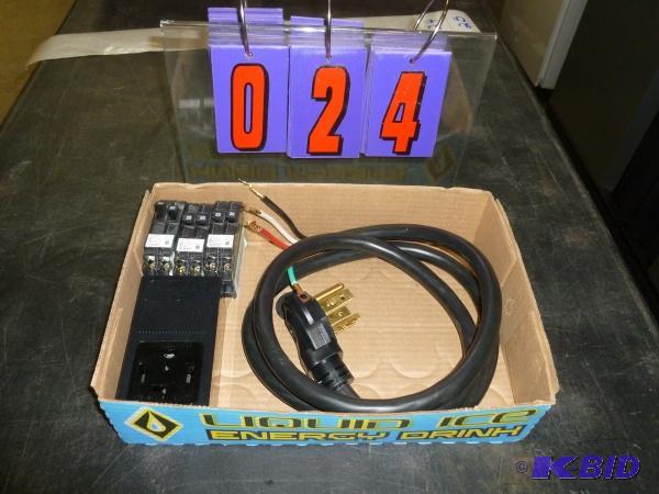 Flat with electrical cord and receptacle. 220...