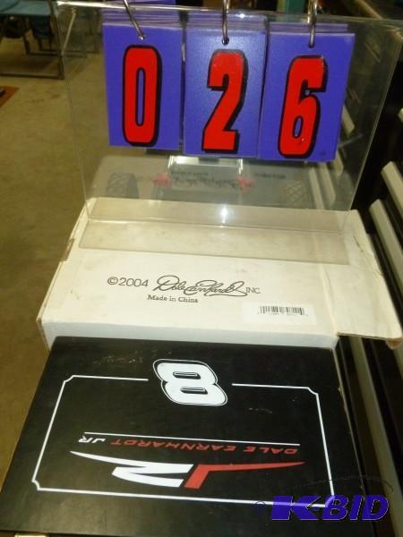 Dale JR poker chip set. As shown. Terms. Insp...