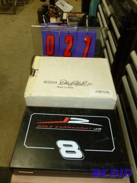 Dale JR poker chip set. As shown. Terms. Insp...