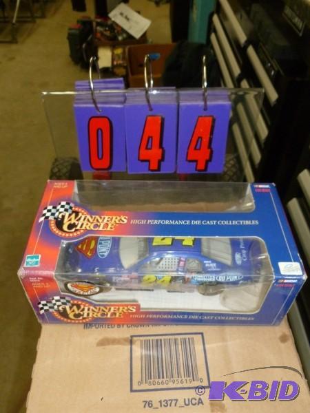 Jeff Gordon 124 Superman car. As shown. Term...