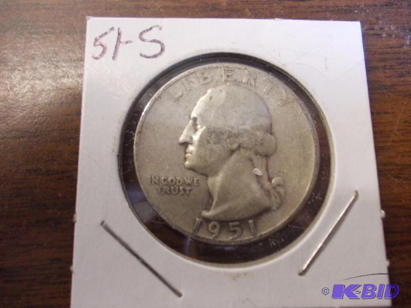 1951 S Washington Quarter...