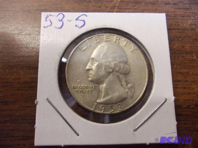 1953 S Washington Quarter...