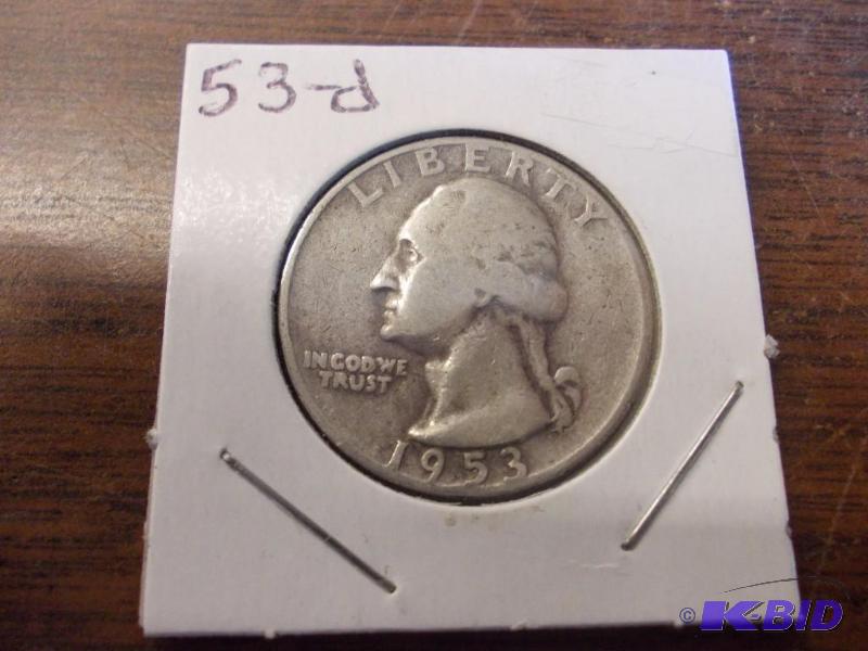 1953 D Washington Quarter...