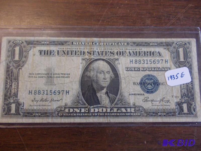 US $1 Silver Certificate 1935 E...