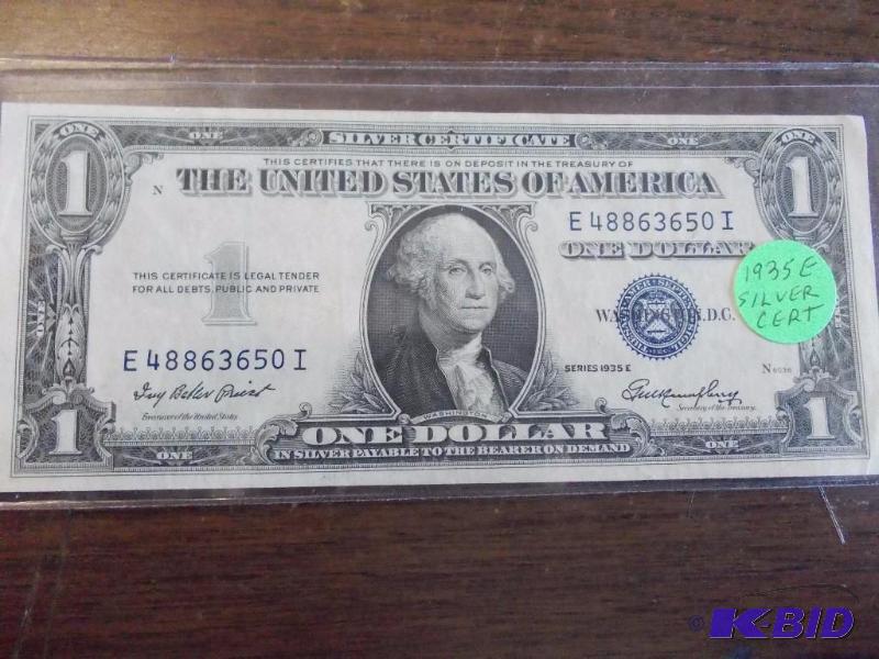 US $1 Silver Certificate 1935 E...