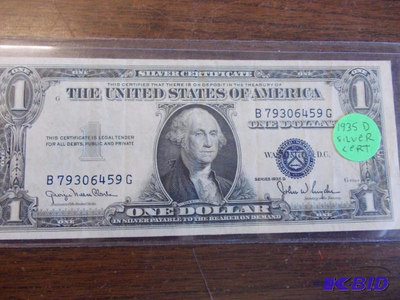 US $1 Silver Certificate 1935 D...