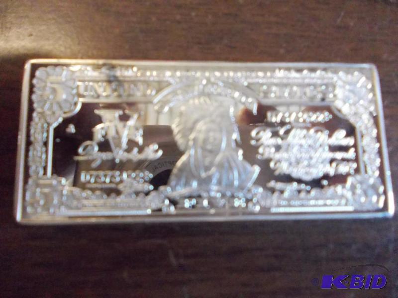 Commemorative Bar Silver Over Copper...