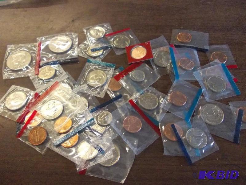 Collection Of Unc Coins From US Mint Sets...