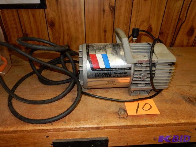 lot 10 image: Campbell Hausfeld Power Pal Air Compressor