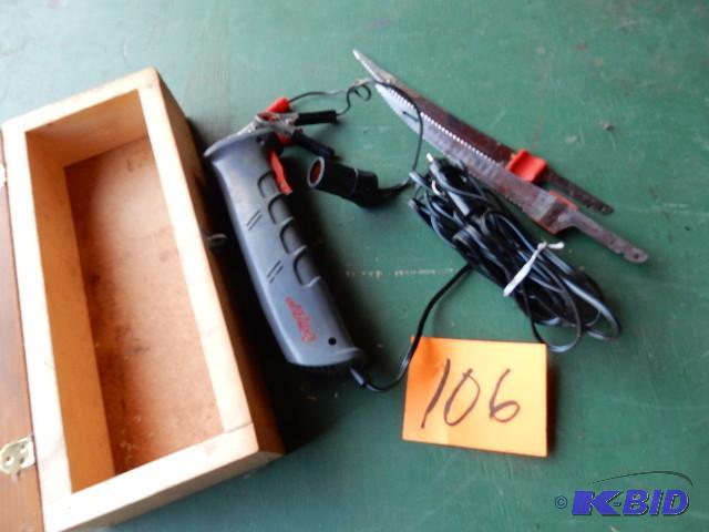 lot 106 image: Electric Fillet Knife