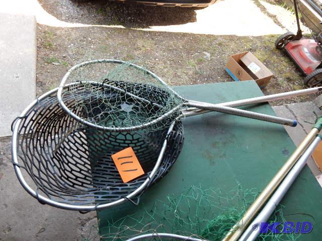 lot 111 image: 2 Fishing Landing Nets