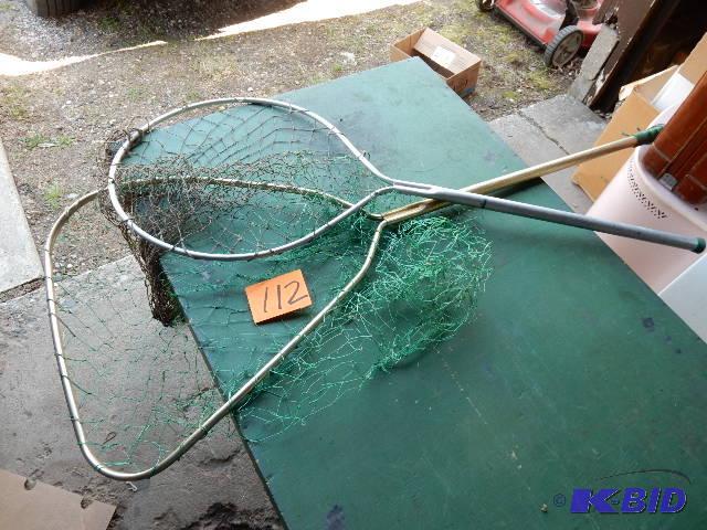 lot 112 image: 2 Fishing Landing Nets
