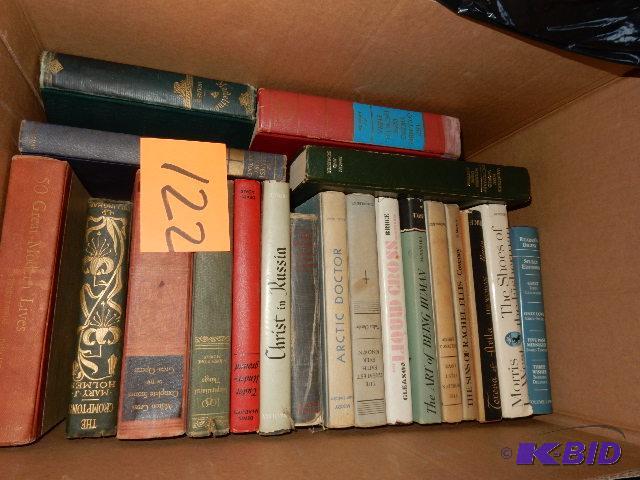 lot 122 image: Misc. Old Books