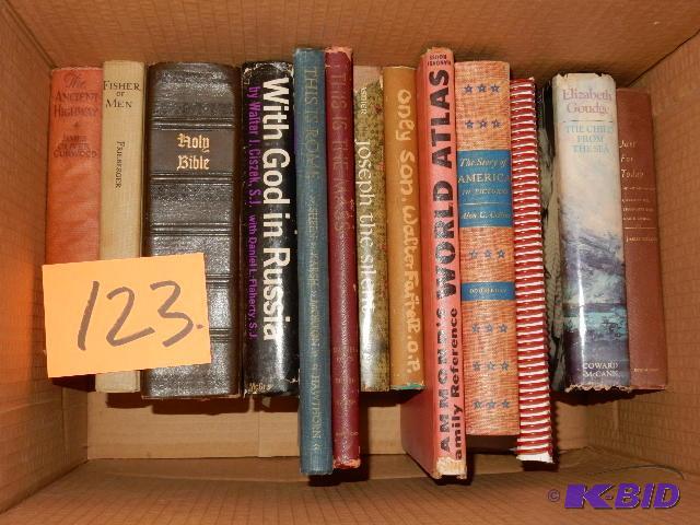lot 123 image: Misc. Old Books