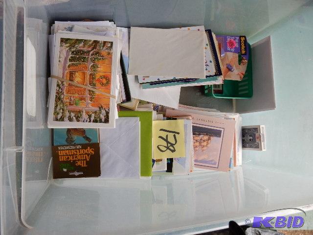 lot 178 image: Lot of misc. Cards