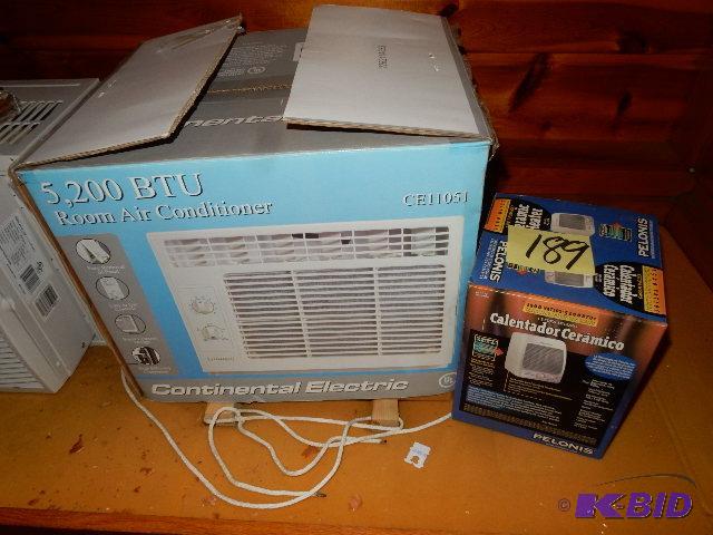 lot 189 image: 5000 BTU Air Cond, Calentador  Heater