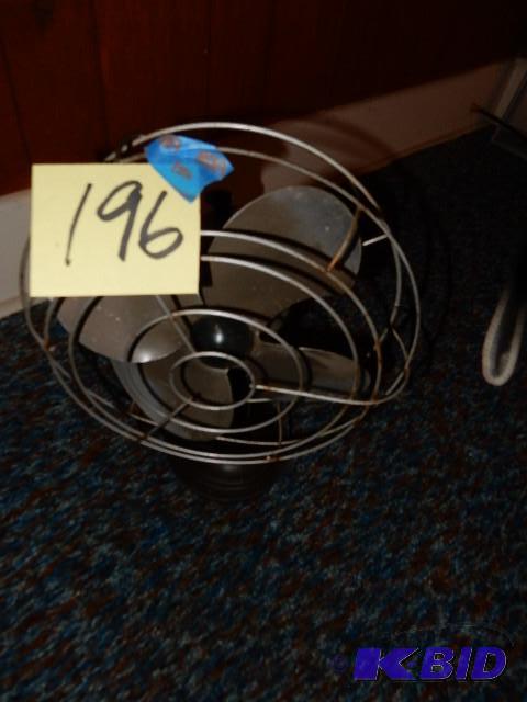lot 196 image: Vintage Oscillating Fan