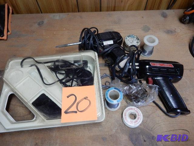 lot 20 image: Soldering Irons