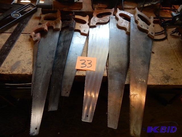 lot 33 image: Hand Saws, Keyhole Saw