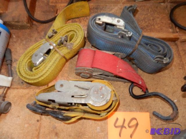 lot 49 image: 4 Strap Tie Downs
