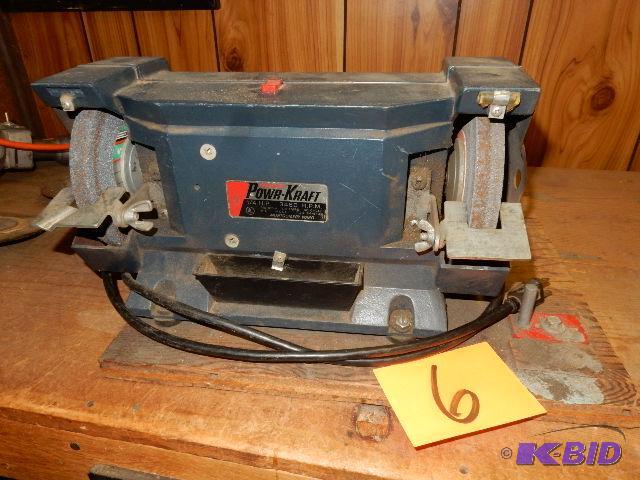 lot 6 image: Montgomery Wards 6 in Bench Grinder