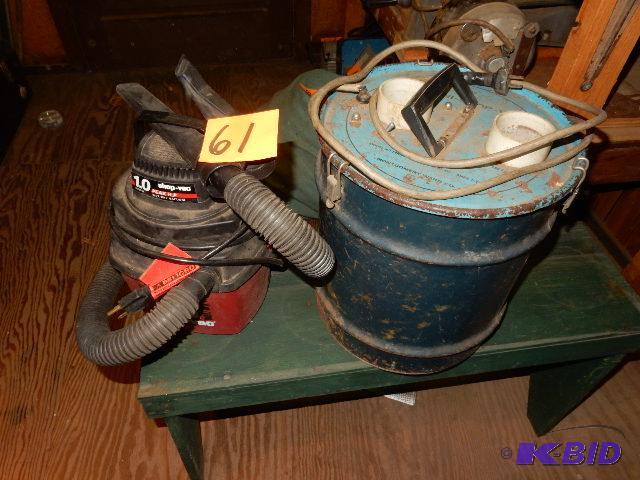 lot 61 image: Shop Vac, Wet Dry, 1.0, PowerKraft Mini Shop Vac..