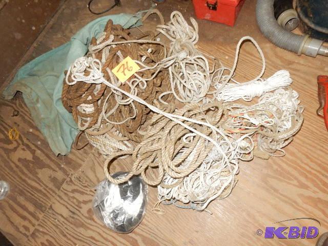 lot 76 image: Large lot of Rope