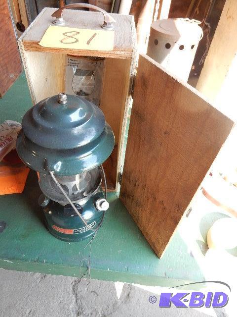 lot 81 image: Coleman Lantern