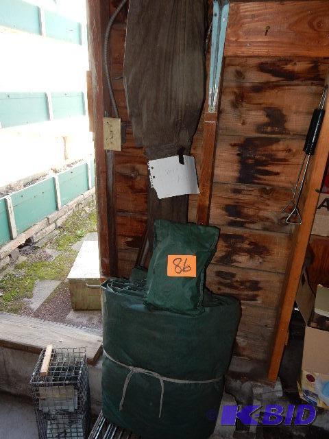 lot 86 image: Old Fashion Canvas Tent.