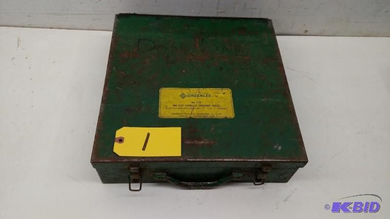Greenlee No. 1731 One-Shot Hydraulic Knockout...