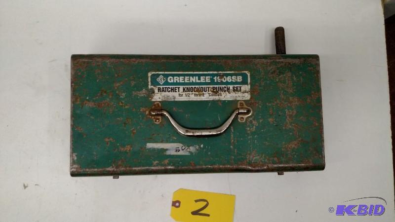 Greenlee No. 1906SB Ratchet Knockout Punch Se...