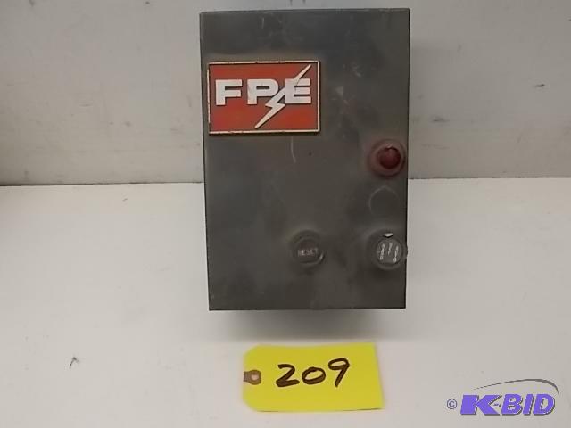 Federal Pacific Size 0 Magnetic Starter...