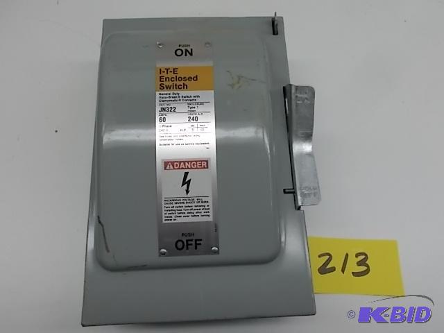ITE 60 Amp Switch Box...