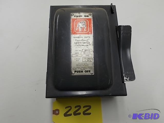 ITE 30 Amp Switch Box...