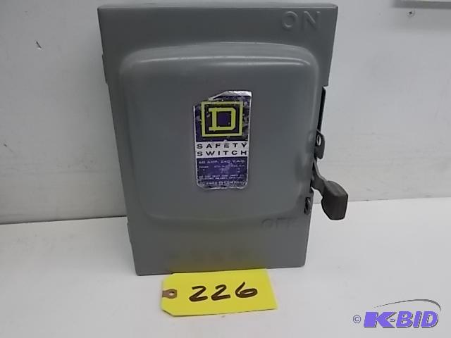 Square D 60 Amp Switch Box...