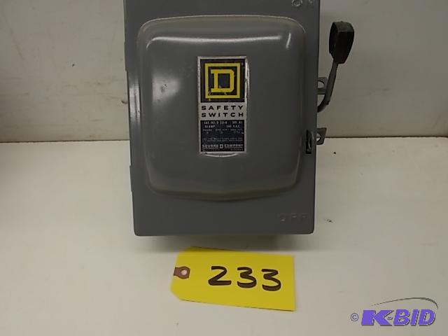 Square D 30 Amp Switch Box...