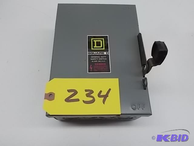 Square D 30 Amp Switch Box...