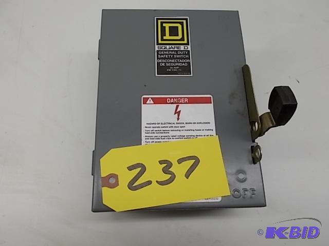 Square D 30 Amp Switch Box...