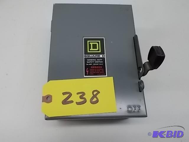 Square D 30 Amp Switch Box...