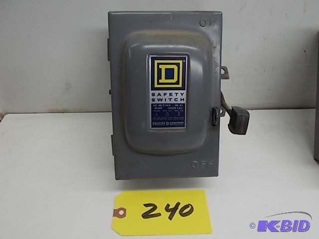 Square D 30 Amp Switch Box...
