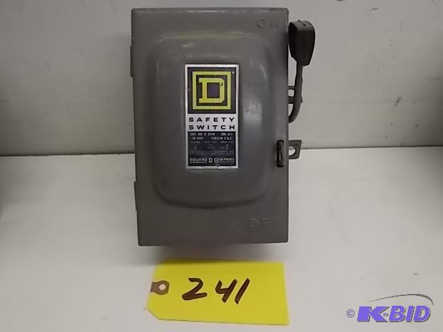 Square D 30 Amp Switch Box...