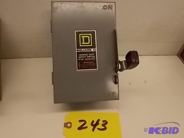 Square D 30 Amp Switch Box...